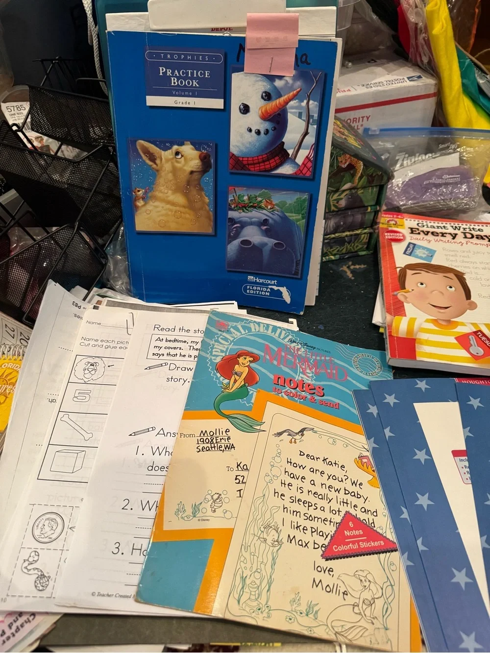 Educational Activity Workbooks for Kids - Blue Star Covers